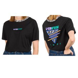 Vans RARE Black Zebra Boyfriend Shirt